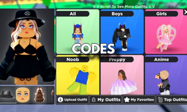 Avatar Outfit Creator Codes - Roblox December 2023 