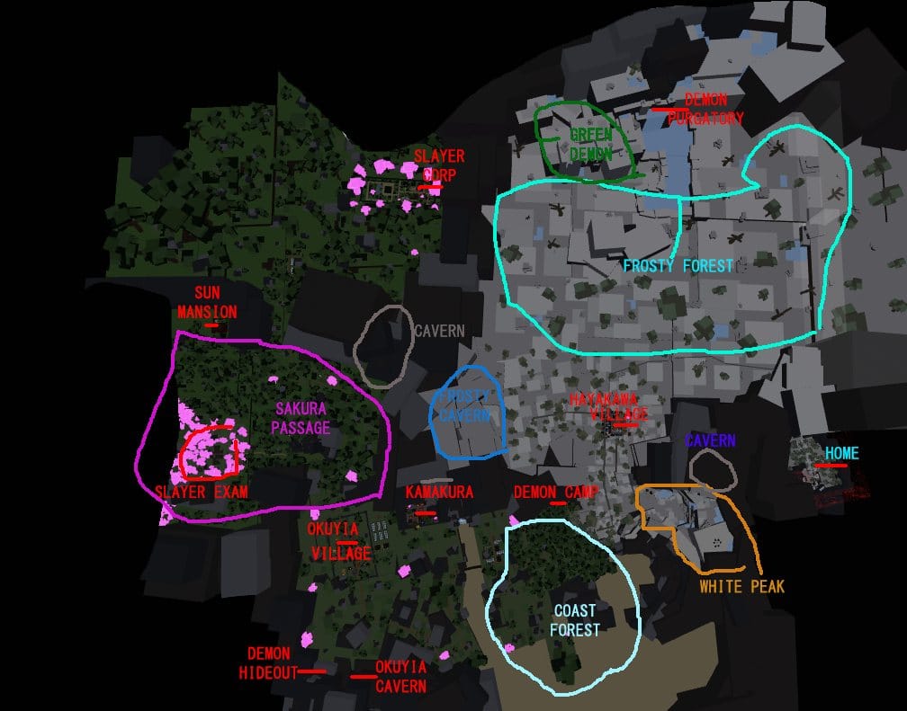 DemonFall Map Roblox