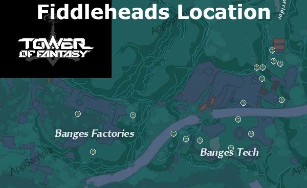 Find Fiddleheads Location Tower Of Fantasy