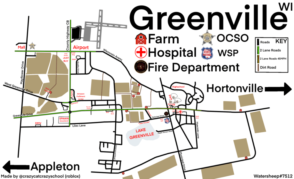 Greenville Roblox Map 