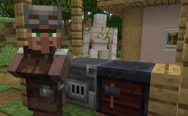 How to Make an Armorer Villager in Minecraft