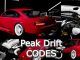 Peak Drift Codes Roblox