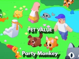 Pet Party Monkey Value Pet Simulator X