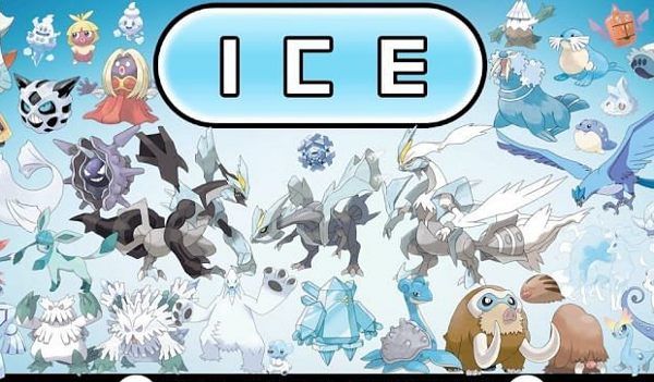 ◓ Pokémon do tipo Gelo — Ice type