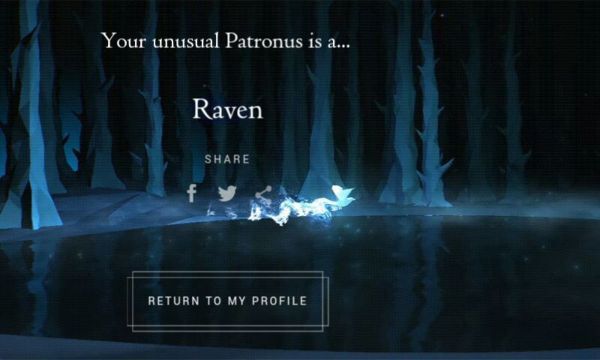 Wizarding World Patronus Raven Answers