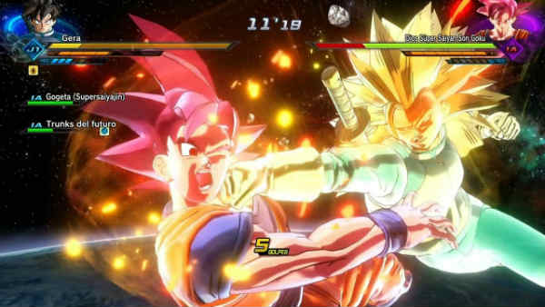 puño super dios en dragon ball xenoverse 2