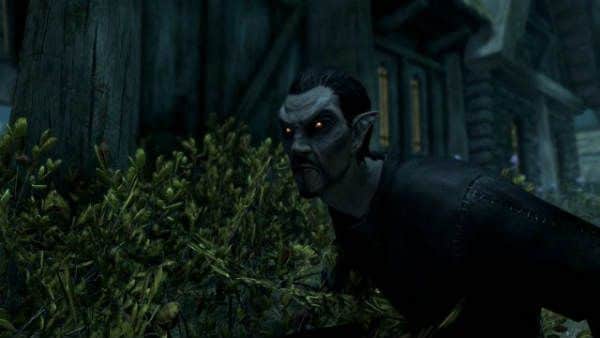 transformacion vampiro en skyrim