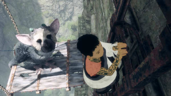 Equilibrio con Barriles en The Last Guardian