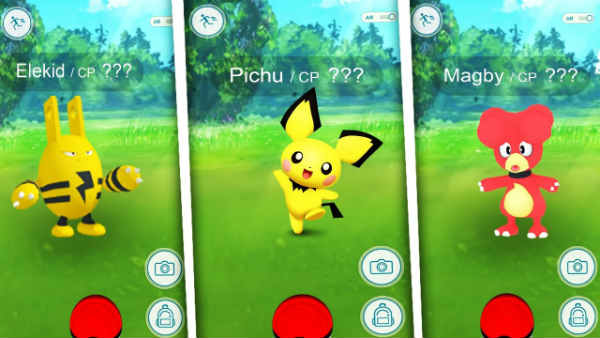 bebés de Pokémon Go