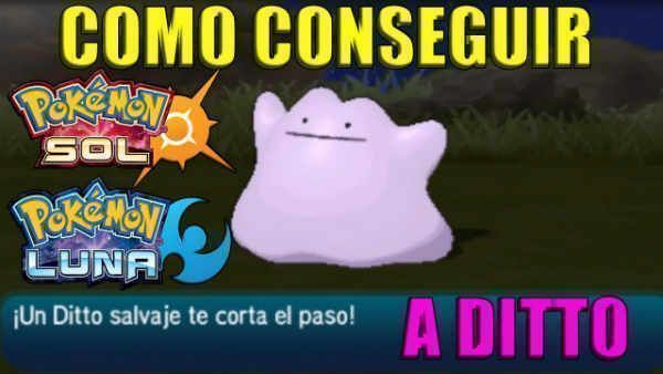 conseguir a Ditto en Pokémon Sol y Luna