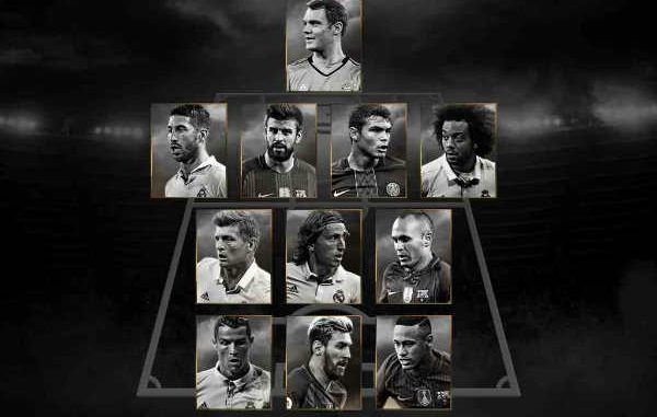 filtración del TOTY de FIFA 17