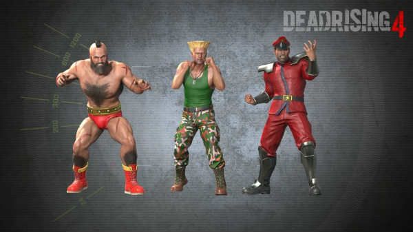 trajes de Street Fighter en Dead Rising 4
