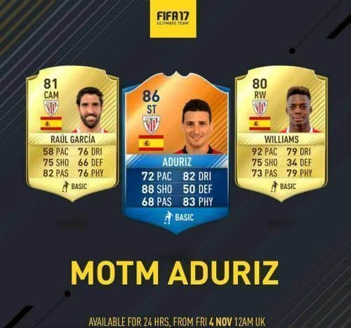 MOTM FIFA 17 aduriz