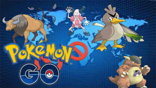 Pokémon exclusivos de cada región en Pokémon Go