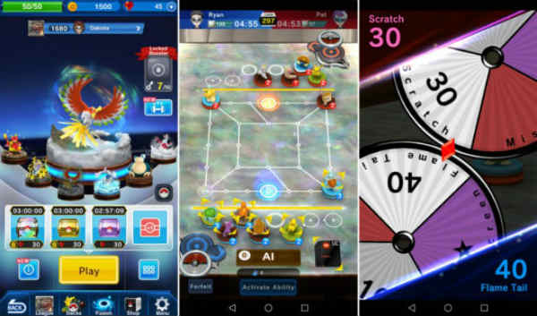 cubos en Pokémon Duel