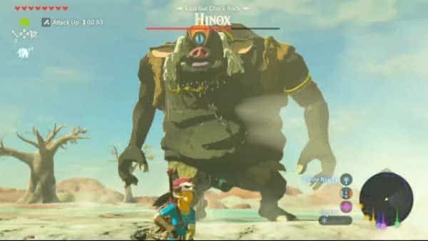 Hinox en Zelda Breath of the Wild