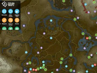 Mapa de Zelda Breath of the Wild