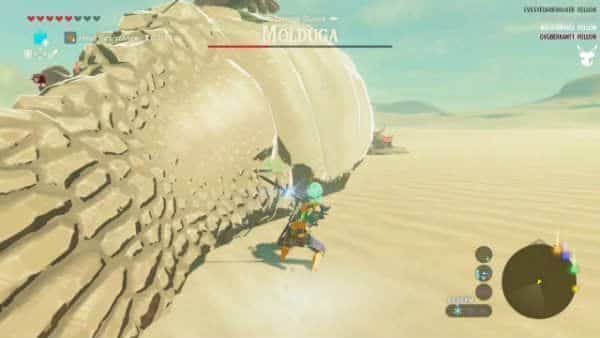 Moldora en Zelda Breath of the Wild