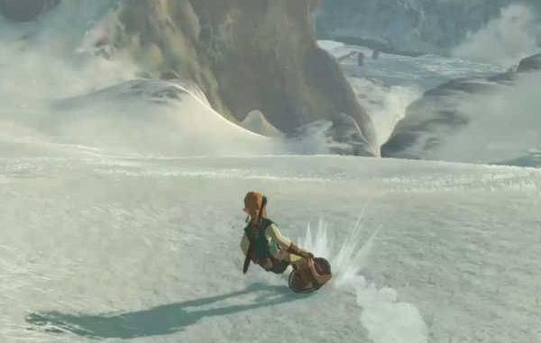 Snowboard en Zelda Breath of the Wild