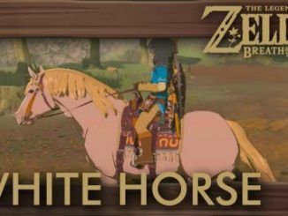 caballo blanco en Zelda Breath of the Wild
