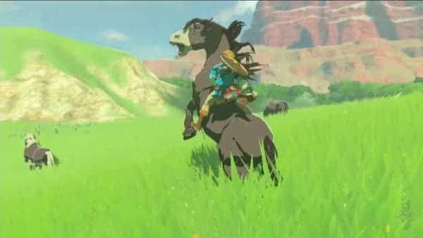 domar caballos en Zelda Breath of the Wild