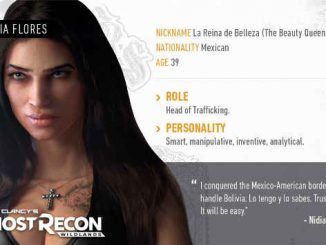 rescatar a Nidia Flores en Ghost Recon Wildlands