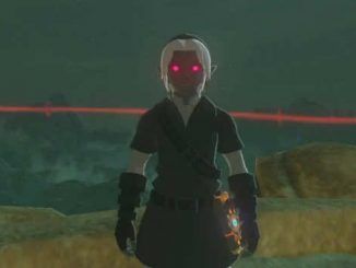túnica oscura en Zelda Breath of the Wild