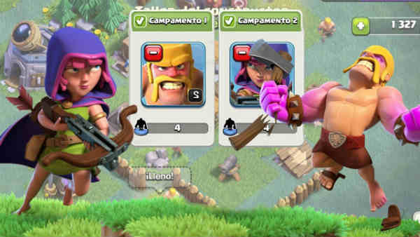 Bárbaros enfurecidos en Clash of Clans