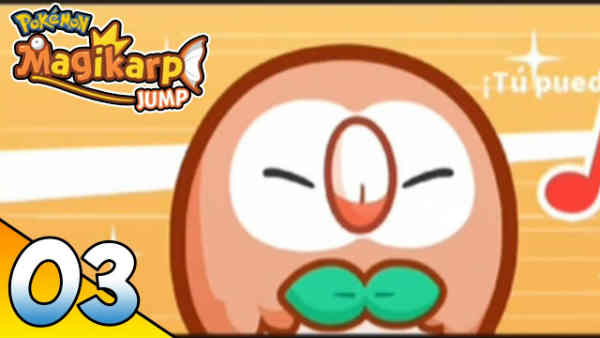 Rowlet en Magikarp Jump