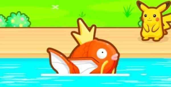 Slowpoke en Magikarp Jump