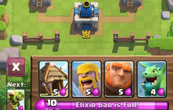 gestionar el elixir en Clash Royale