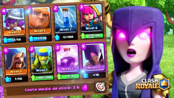 mejores mazos con la Bruja en Clash Royale