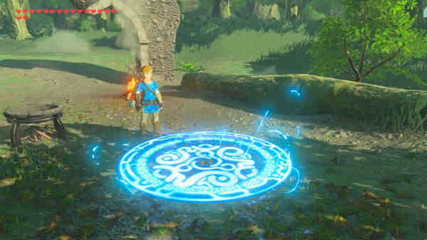 Teletransportador en Zelda Breath of the Wild