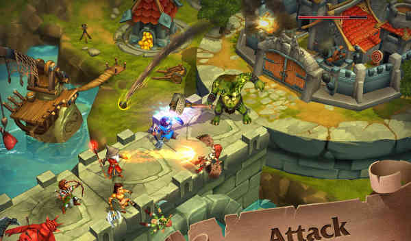 combate en Forge of Glory