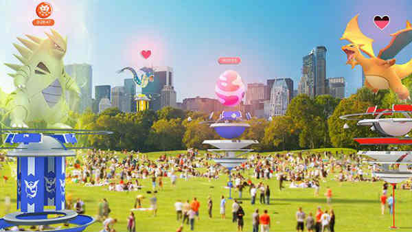 funionamiento de los gimnasios de Pokémon GO