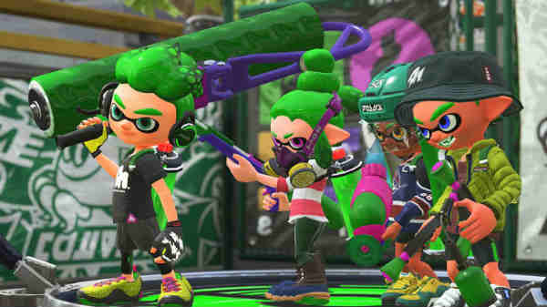 Anchovios en Splatoon 2