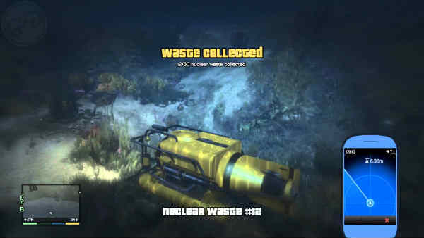 Desperdicios nucleares en GTA 5