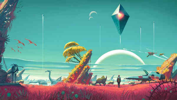 Bulbo estelar en No Mans Sky