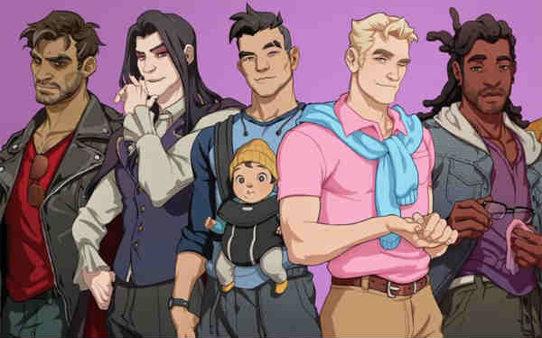 Damien en Dream Daddy