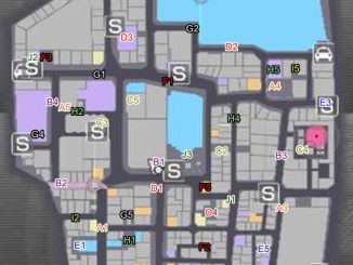 mapa Llaves de la Taquilla en Yakuza Kiwami