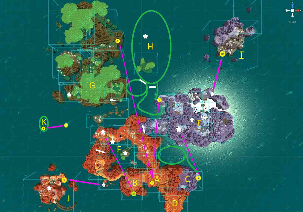 mapa de Slime Rancher