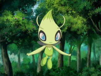 Celebi en Pokémon Sol y Luna