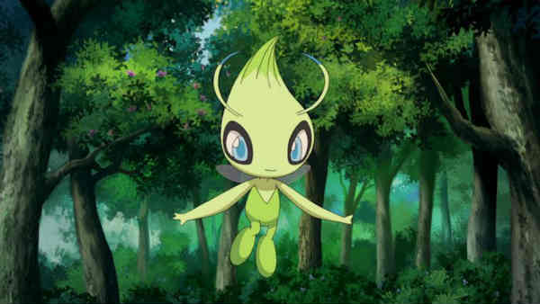 Celebi en Pokémon Sol y Luna