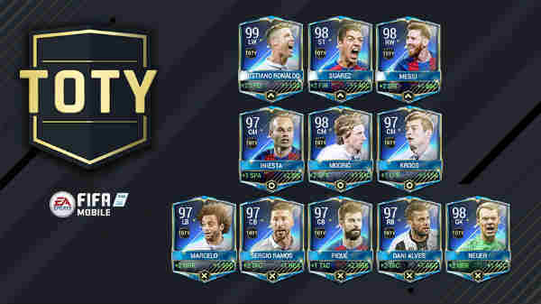 Nominados al TOTY de FIFA 18