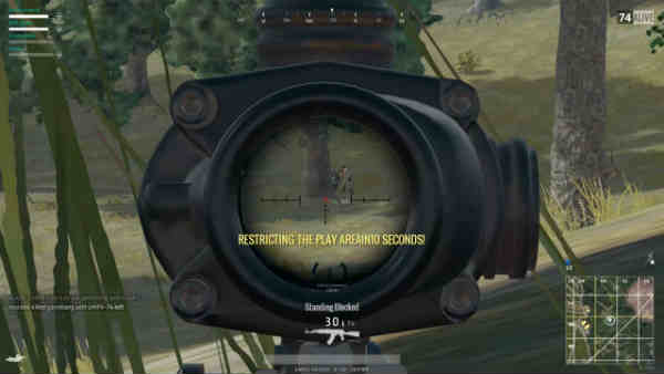 apuntar en PUBG miras