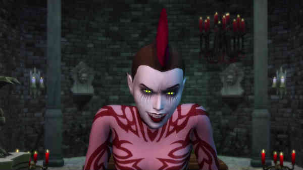 trucos de Vampiros en Sims 4