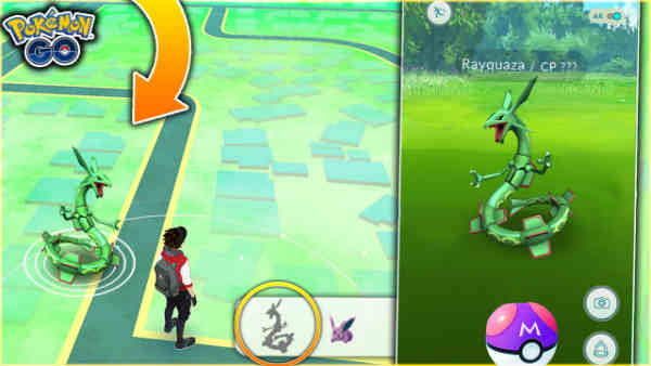 Capturar a Rayquaza en Pokémon GO