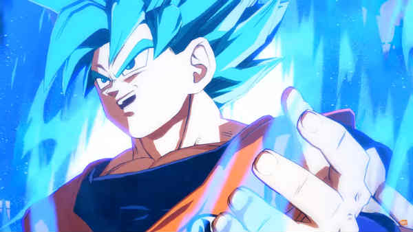 Goku Super Saiyan Blue en Dragon Ball FighterZ