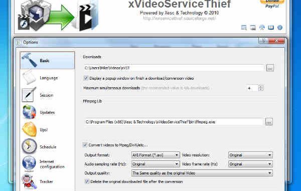 convertir el formato de video con xVideoServiceThief