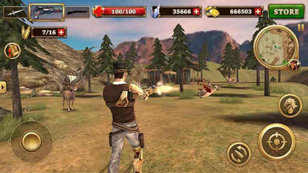 trucos de Pistola de combate del oeste